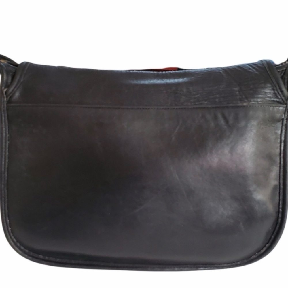 Coach Black Leather Crossbody Bag